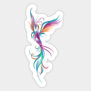 Fantastic Flying Phoenix Sticker